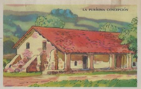 1948 Gordon's Bread California Missions - Bread Back (D39-6b) #NNO La Purisima Concepcion Front
