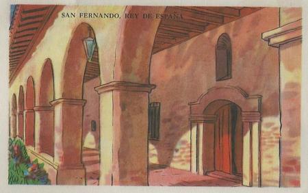 1948 Gordon's Bread California Missions - Bread Back (D39-6b) #NNO San Fernando, Rey De Espana Front