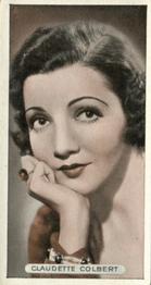 1934 Ardath Famous Film Stars #3 Claudette Colbert Front