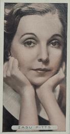 1934 Ardath Famous Film Stars #34 ZaSu Pitts Front