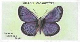 1927 Wills's British Butterflies #10 Silver-Studded Blue Front