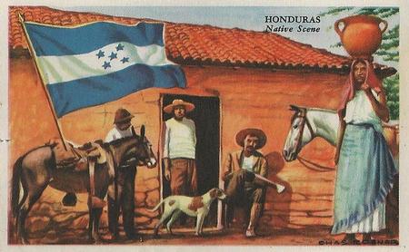 1941 Gordon's Bread Good Neighbors of the Americas (D39-9) #NNO Honduras Front