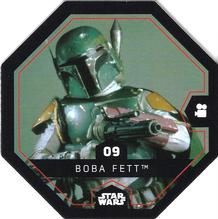 2016 Countdown Star Wars Cosmic Shells #9 Boba Fett Front