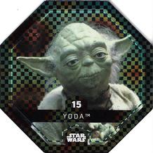 2016 Countdown Star Wars Cosmic Shells #15 Yoda Front