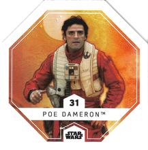 2016 Countdown Star Wars Cosmic Shells #31 Poe Dameron Front