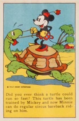 1936 The Adventures of Mickey Mouse (D52) #NNO Did You Ever Think... Front