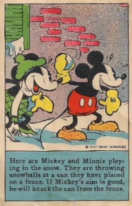 1936 The Adventures of Mickey Mouse (D52) #NNO Here Are Mickey And Minnie... Front