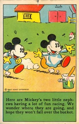 1936 The Adventures of Mickey Mouse (D52) #NNO Here Are Mickey's Two Little... Front