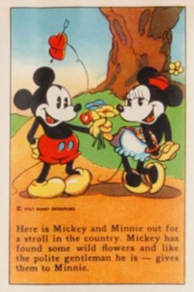 1936 The Adventures of Mickey Mouse (D52) #NNO Here Is Mickey And Minnie... Front