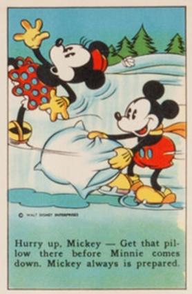 1936 The Adventures of Mickey Mouse (D52) - Bowman's Prize Winning Bread #NNO Hurry Up Mickey... Front