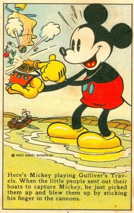 1936 The Adventures of Mickey Mouse (D52) - Butterfly Prize Winner Bread #NNO Here's Mickey Playing... Front