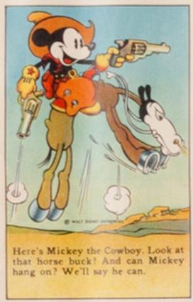 1936 The Adventures of Mickey Mouse (D52) - Butterfly Prize Winner Bread #NNO Here's Mickey The Cowboy... Front
