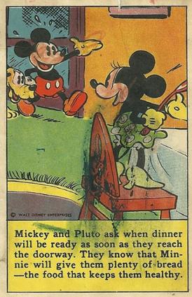 1936 The Adventures of Mickey Mouse (D52) - Butterfly Prize Winner Bread #NNO Mickey And Pluto Ask... Front