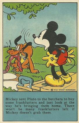 1936 The Adventures of Mickey Mouse (D52) - Butterfly Prize Winner Bread #NNO Mickey Sent Pluto... Front