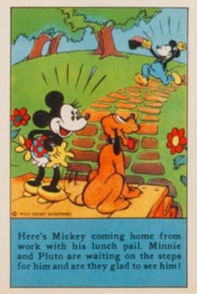 1936 The Adventures of Mickey Mouse (D52) - Kuss's Bread #NNO Here's Mickey Coming Home... Front