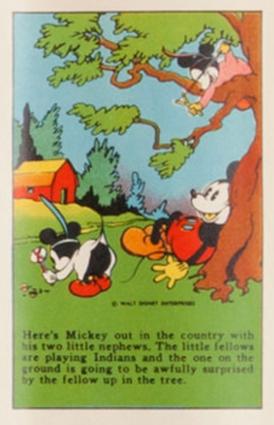 1936 The Adventures of Mickey Mouse (D52) - Kuss's Bread #NNO Here's Mickey Out In The... Front