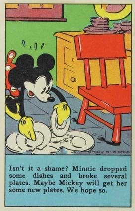 1936 The Adventures of Mickey Mouse (D52) - Kuss's Bread #NNO Isn't It A Shame? Front