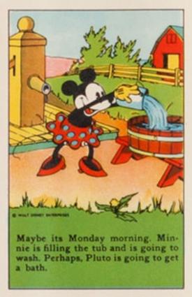 1936 The Adventures of Mickey Mouse (D52) - Kuss's Bread #NNO Maybe It's Monday... Front