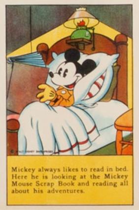 1936 The Adventures of Mickey Mouse (D52) - Kuss's Bread #NNO Mickey Always Likes To Read... Front
