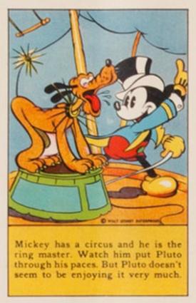 1936 The Adventures of Mickey Mouse (D52) - Kuss's Bread #NNO Mickey Has A Circus... Front
