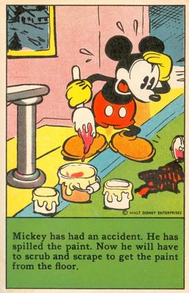 1936 The Adventures of Mickey Mouse (D52) - Kuss's Bread #NNO Mickey Has Had An Accident... Front