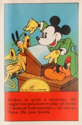1936 The Adventures of Mickey Mouse (D52) - Kuss's Bread #NNO Mickey Is Quite A Musician... Front