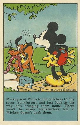 1936 The Adventures of Mickey Mouse (D52) - Kuss's Bread #NNO Mickey Sent Pluto... Front