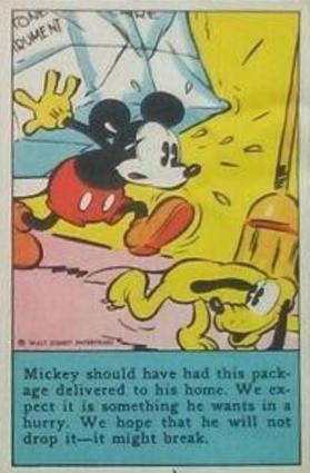 1936 The Adventures of Mickey Mouse (D52) - Kuss's Bread #NNO Mickey Should Have... Front