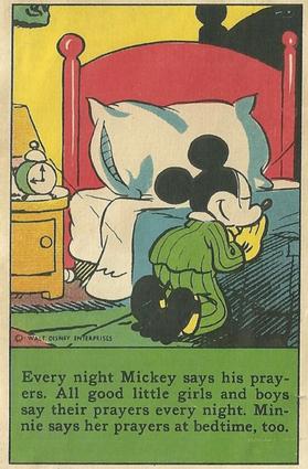 1936 The Adventures of Mickey Mouse (D52) - Model's Star Loaf #NNO Every Night Mickey Says... Front