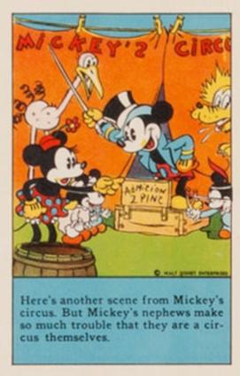 1936 The Adventures of Mickey Mouse (D52) - Model's Star Loaf #NNO Here's Another Scene From... Front