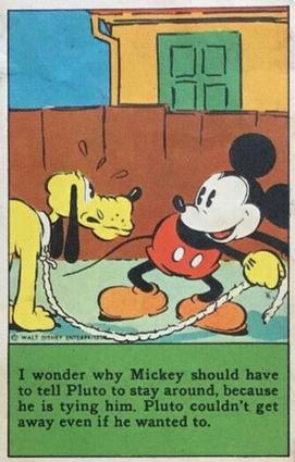 1936 The Adventures of Mickey Mouse (D52) - Model's Star Loaf #NNO I Wonder Why Mickey... Front