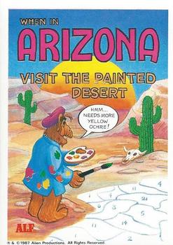 1987 Zoot U.S. of ALF #3 When in Arizona - Visit the Painted Desert Front