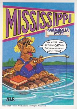 1987 Zoot U.S. of ALF #24 Mississippi - The Magnolia State Front