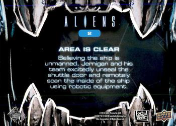 2018 Upper Deck Aliens #2 Area Is Clear Back