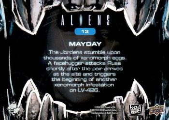 2018 Upper Deck Aliens #13 Mayday Back