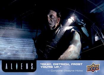 2018 Upper Deck Aliens #30 You're Up Front
