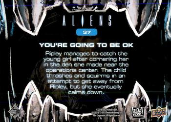 2018 Upper Deck Aliens #37 You're Going To Be OK Back