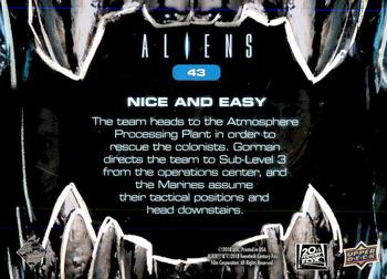 2018 Upper Deck Aliens #43 Nice and Easy Back
