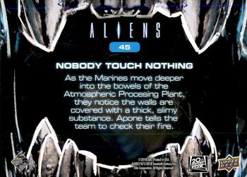 2018 Upper Deck Aliens #45 Nobody Touch Nothing Back