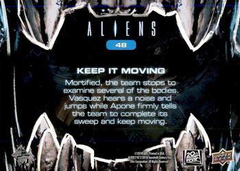 2018 Upper Deck Aliens #48 Keep It Moving Back