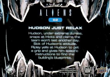 2018 Upper Deck Aliens #62 Hudson Just Relax Back