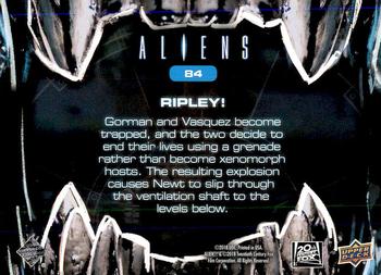 2018 Upper Deck Aliens #84 Ripley! Back