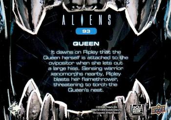 2018 Upper Deck Aliens #93 Queen Back