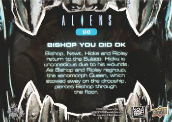 2018 Upper Deck Aliens - Alien Blood #98 Bishop You Did OK Back
