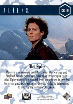 2018 Upper Deck Aliens - Colonial Marines #CSO-10 Ellen Ripley Back