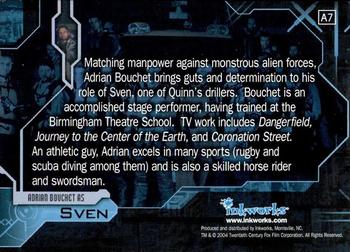2004 Inkworks Alien vs. Predator - Autographs #A7 Adrian Bouchet Back