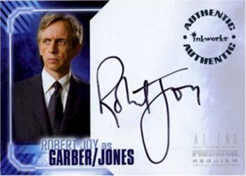 2007 Inkworks Alien vs. Predator Requiem - Autographs #A-9 Robert Joy Front