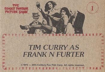 1980 FTCC Rocky Horror Picture Show #1 Tim Curry as Frank N Furter Back