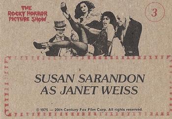 1980 FTCC Rocky Horror Picture Show #3 Susan Sarandon as Janet Weiss Back