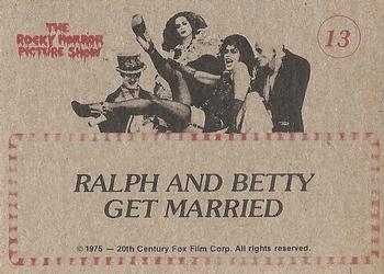 1980 FTCC Rocky Horror Picture Show #13 Ralph and Betty Get Married Back